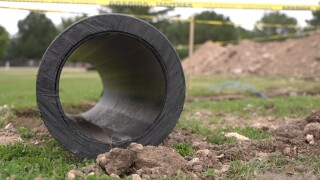 New irrigation tubing at Centennial Golf Course