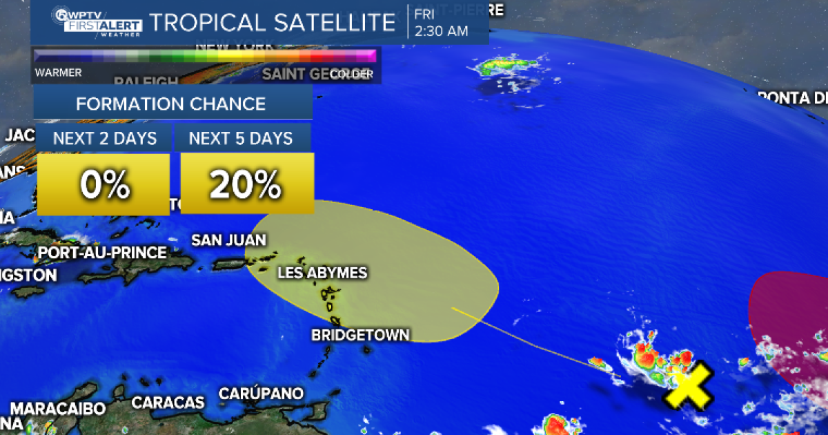 Tropical wave has high chance of development