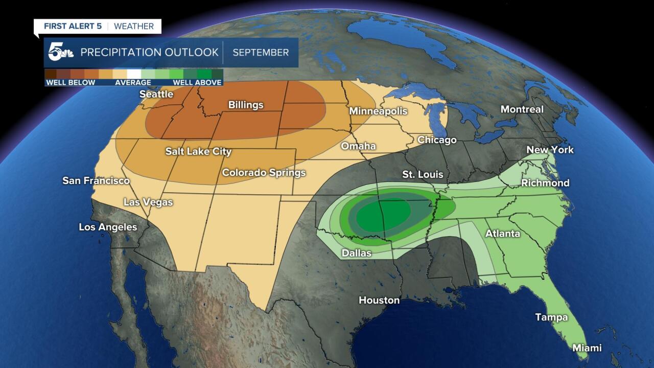 September Precipitation Outlook