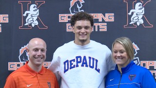 Kaukauna's Jensen signs to play for DePaul, excited for one more run with the Ghosts
