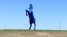 Denver airport confirms 'Blucifer,' large blue horse sculpture by airport, was vandalized