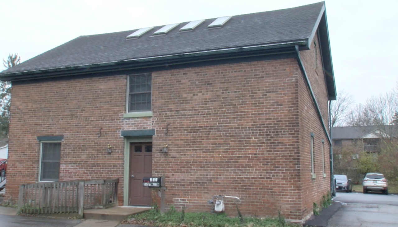 Carriage house built by German immigrant Karl Hoerner in the 1890s in Batavia.