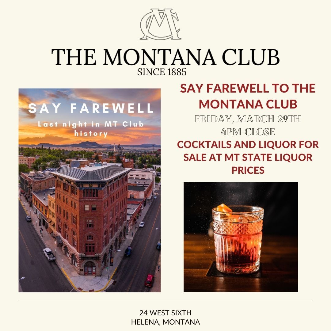 The Montana Club final cocktail hour