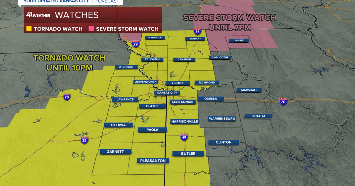 Tornado watch canceled for Kansas City area