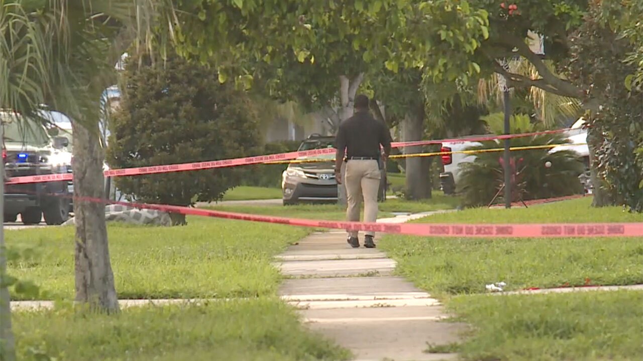 A West Palm Beach police officer was hospitalized in stable condition after a shooting early Oct. 7, 2025.