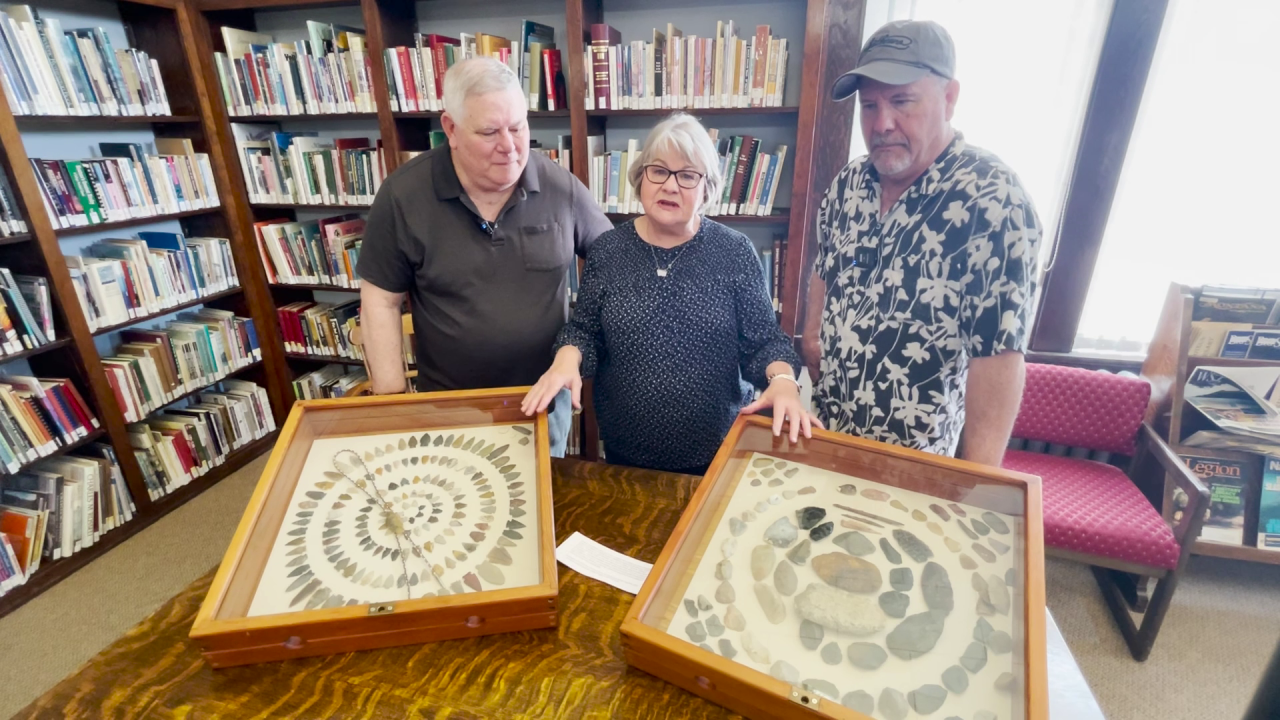 Morger family donates arrowhead collection to Chouteau County Library