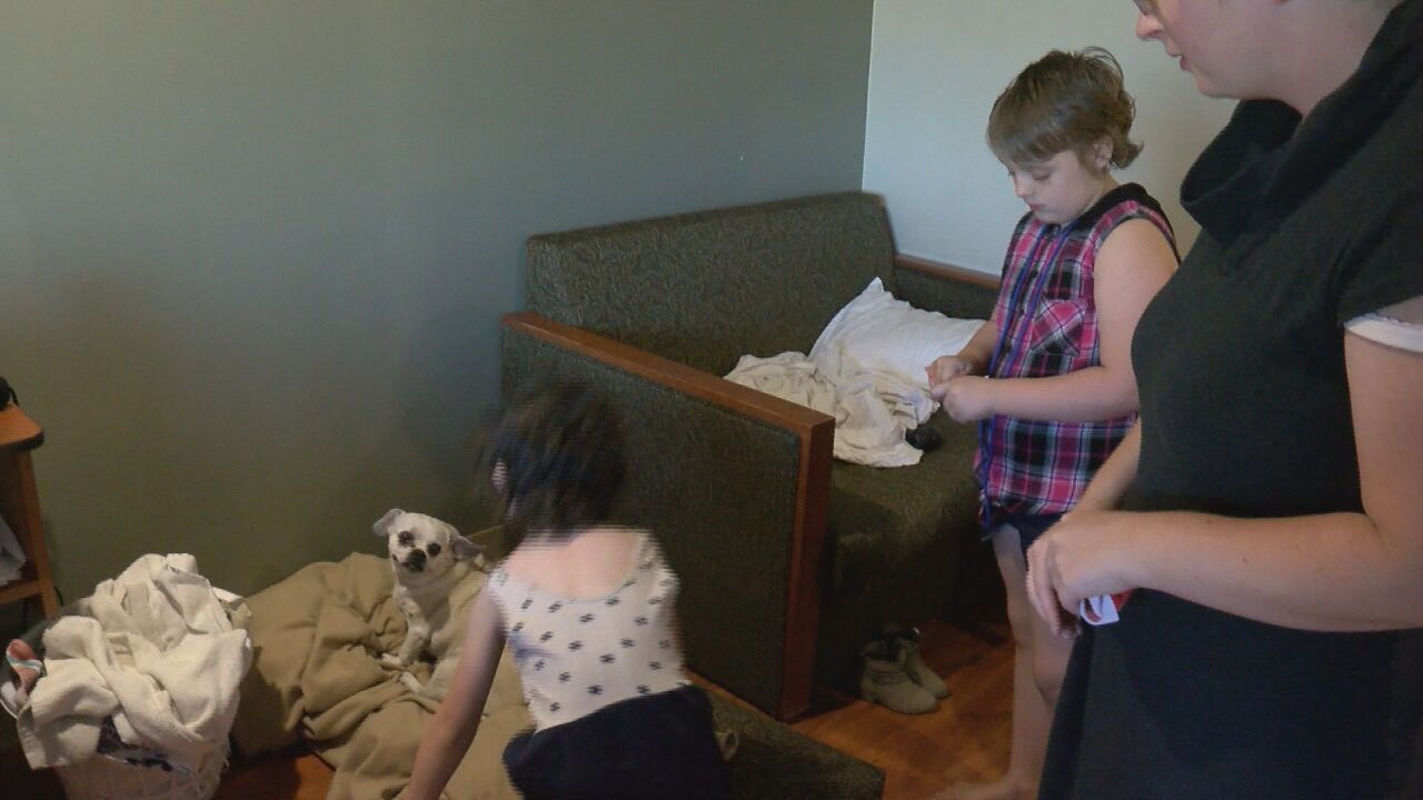 Peter and Leah's two children