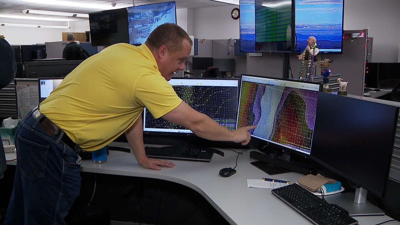 Paul Schlatter is one of the meteorologists in the National Weather Service's Boulder office.