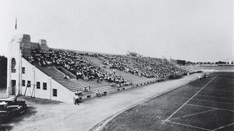 First game at Arizona Stadium in 1929