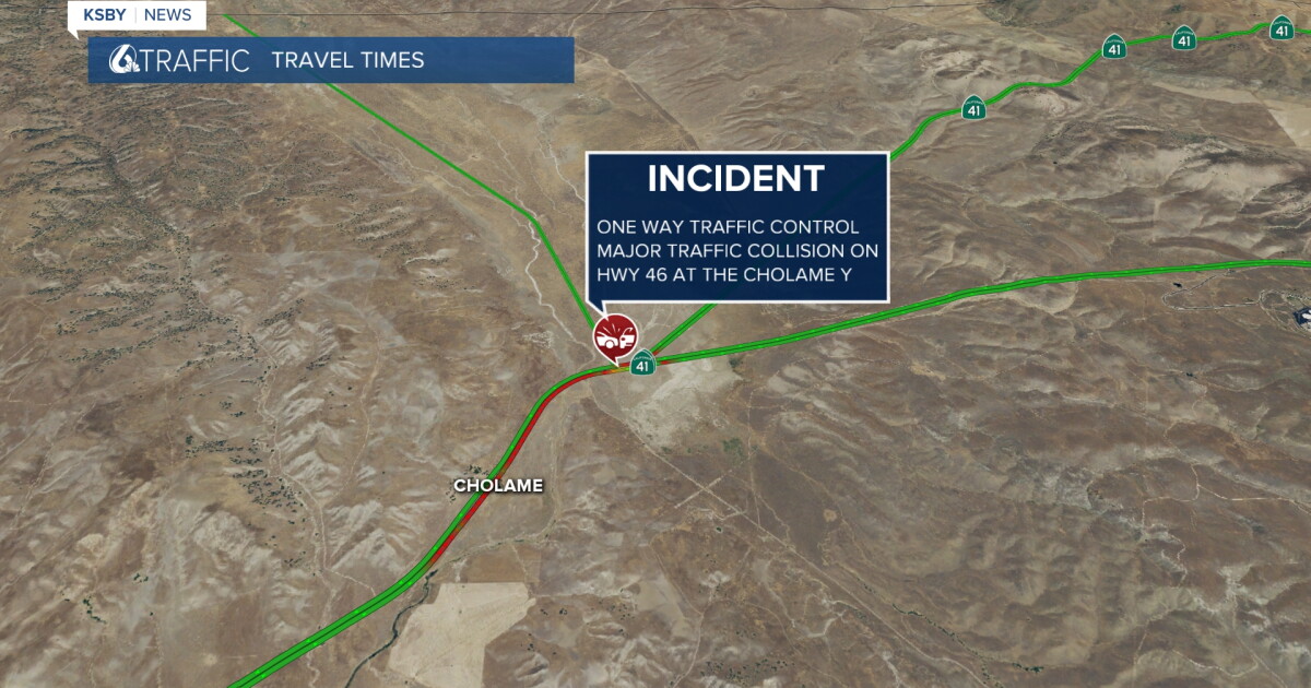 Traffic collision at Cholame Y closes Hwy 46 E - Vimarsana News