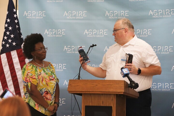 female Aspire staffer honored for heroic actions