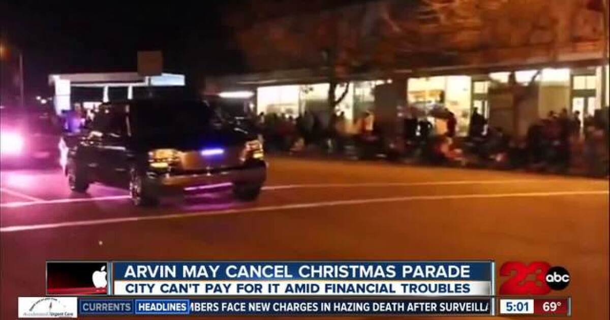 Annual Arvin Christmas parade could be canceled