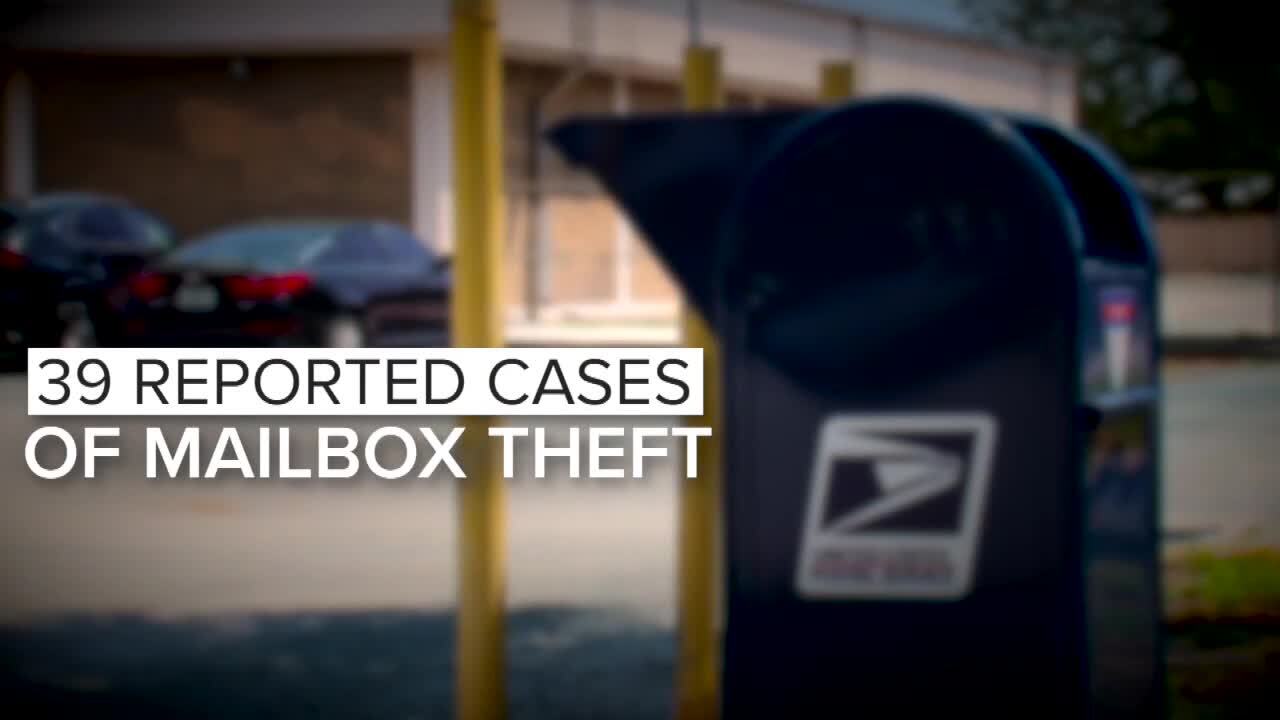 '39 Reported Cases of Mailbox Theft'