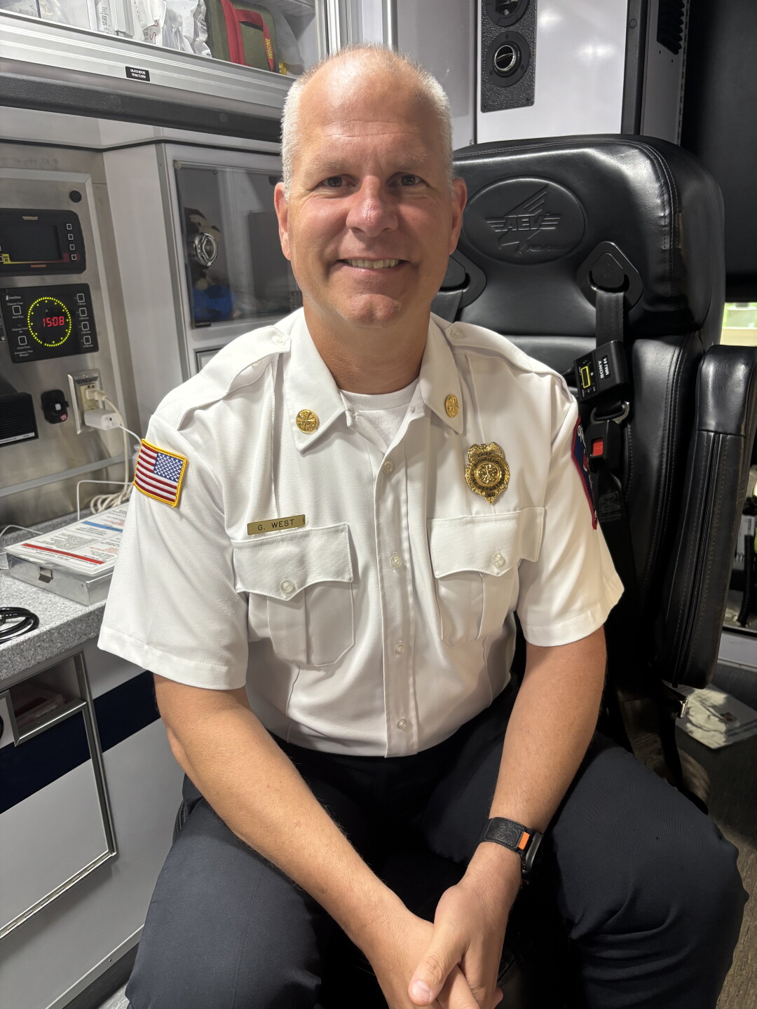Chief Greg West runs the Richfield Fire Dept.