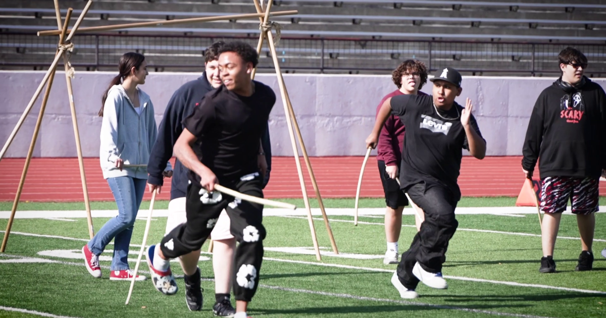 Students embrace Native game ahead of Indigenous Peoples' Day