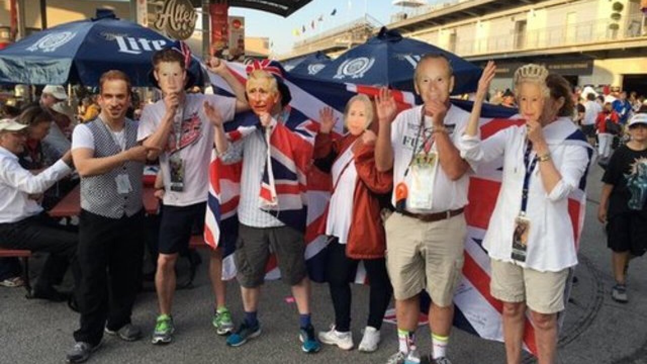 The most ridiculous fans at the Indy 500