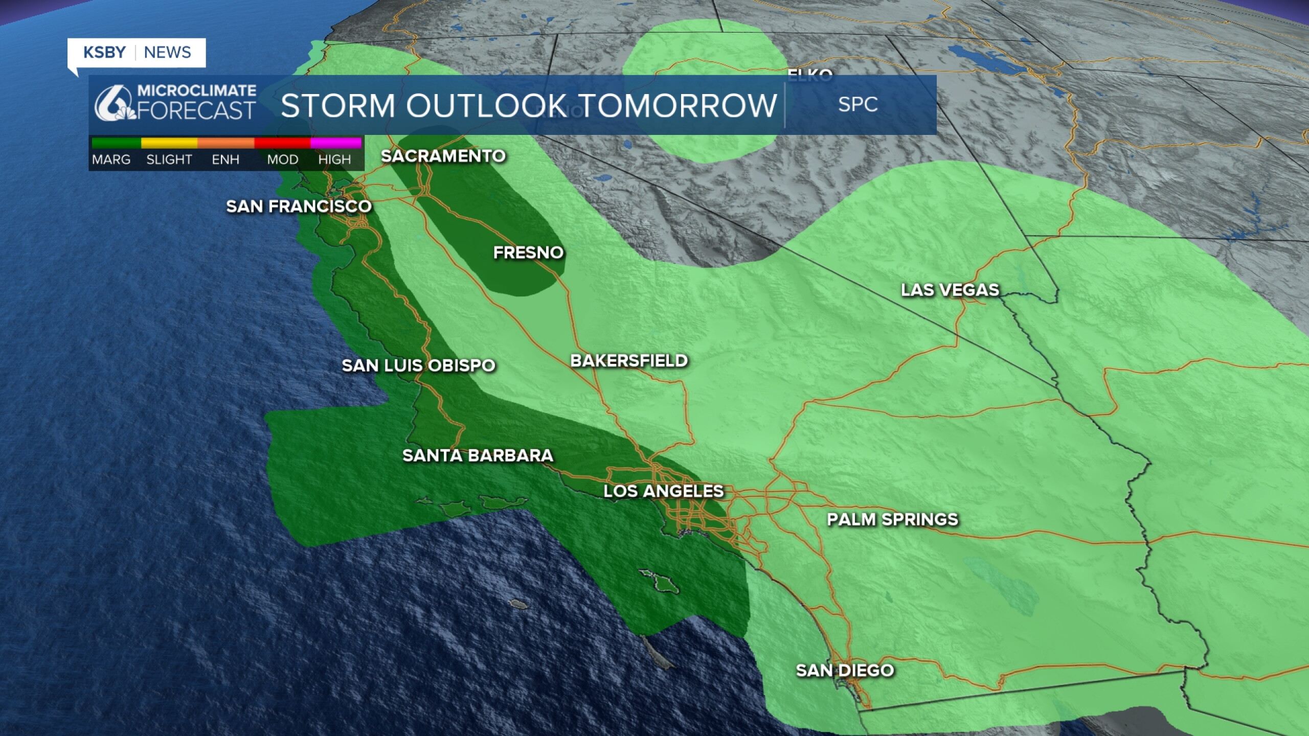 Atmospheric river storm takes aim at the Central Coast with strong rain ...