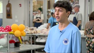 Aadi Grover speaks to WPTV about what prompted him to start the nonprofit Meal4Everyone.