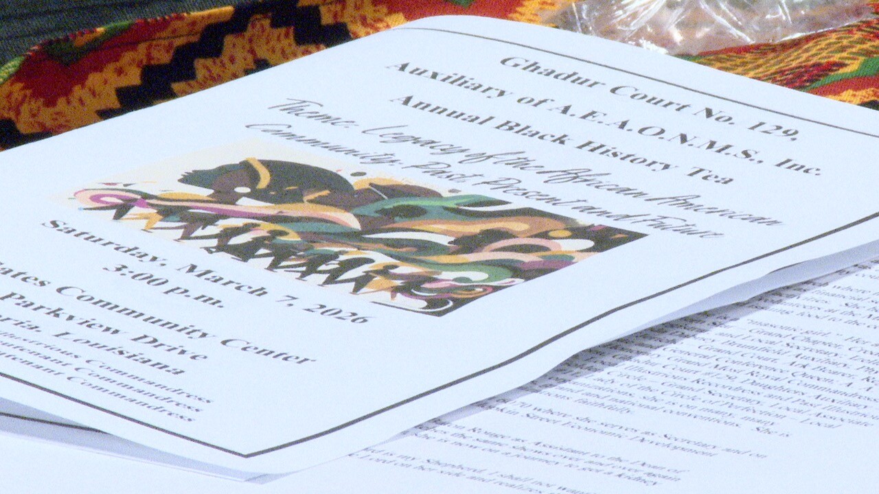 Annual Black History Tea honors local leaders in New Iberia