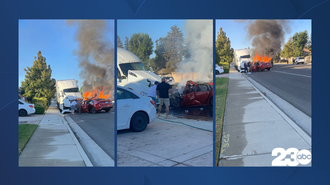 Palm Avenue Accident, Bakersfield, July 5, 2021