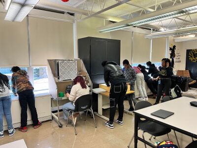Gaining connection through art: Teacher at John F. Kennedy Middle School says students inspire her 