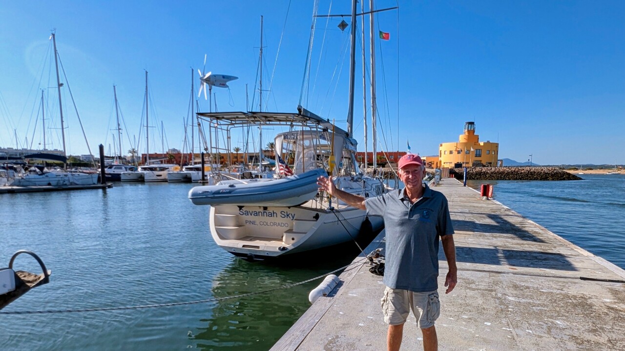 Steve Siguaw will be taking his boat, Savannah Sky, around the world, by himself.