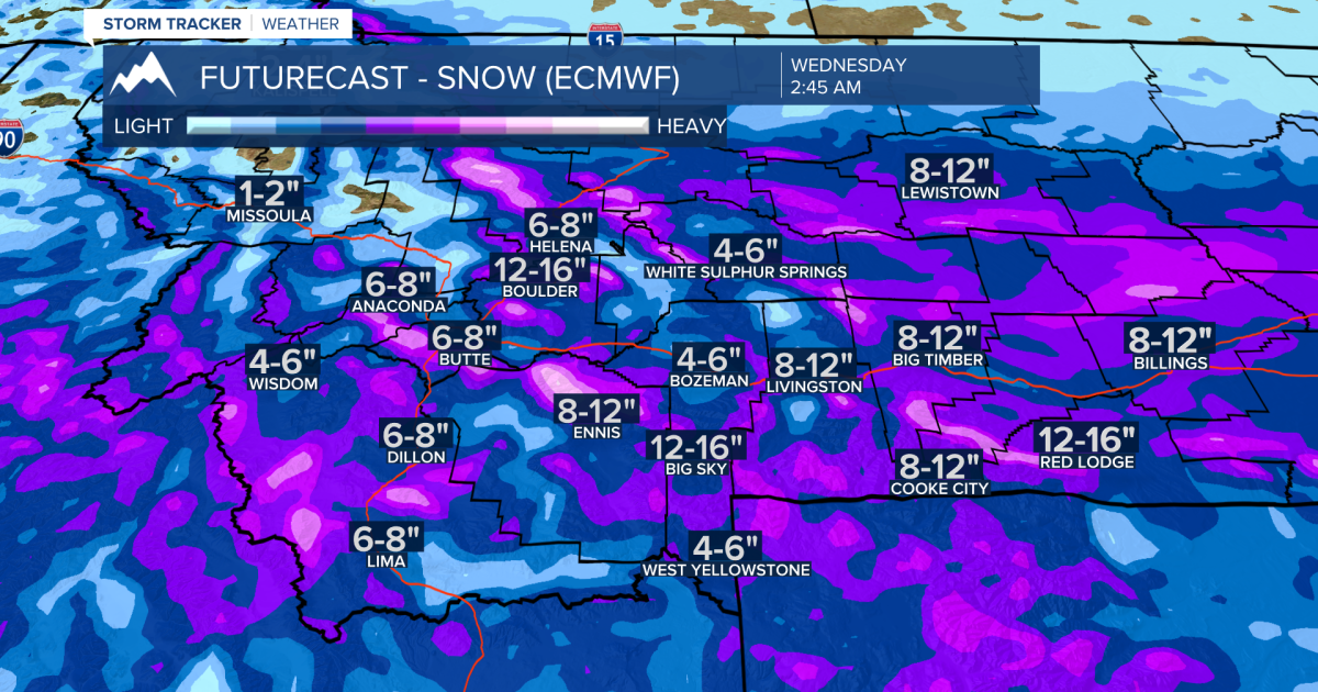 Dangerous winter storm to bring heavy snow and strong wind to SW Montana