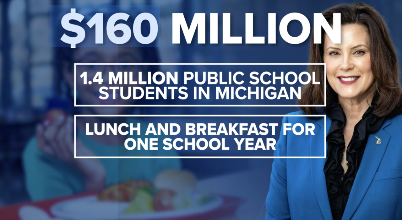 Free school meals will cost the state $160 million dollars