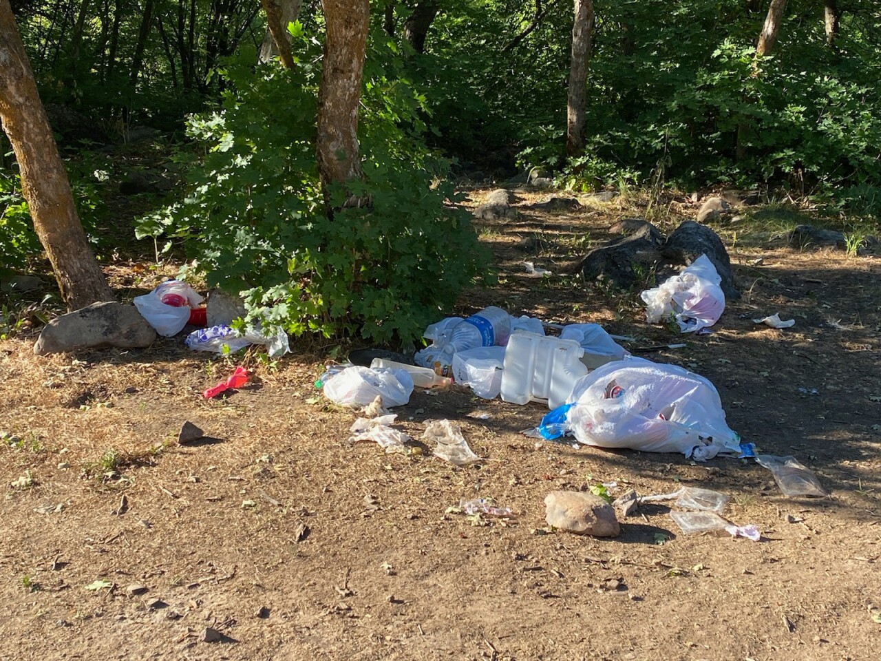 East Fork Little Bear Wildlife Management Area trash