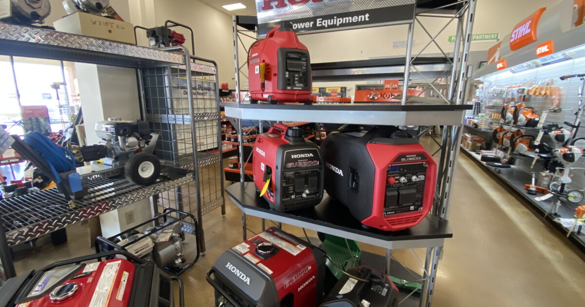 Store Engineering Generators High demand for generators at Central Equipment