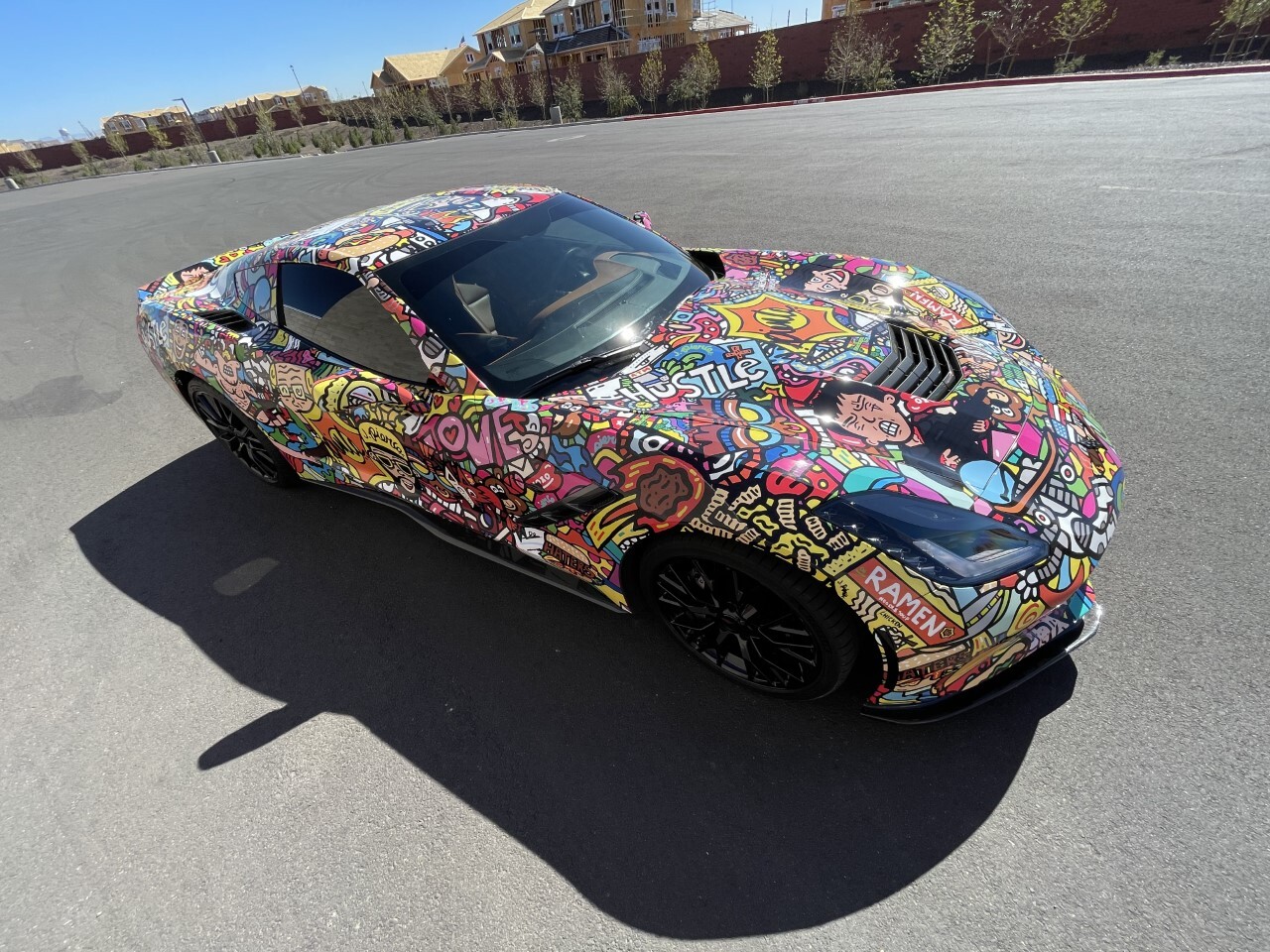 J. Pierce painted Corvette