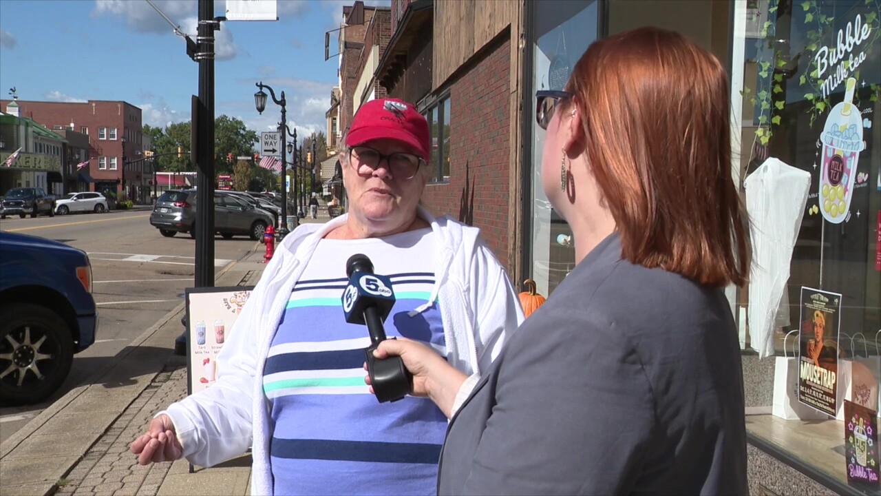 Chris Farnsworth of New Philadelphia talks to News 5 reporter Michelle Jarboe about the proposed Browns stadium in Brook Park.