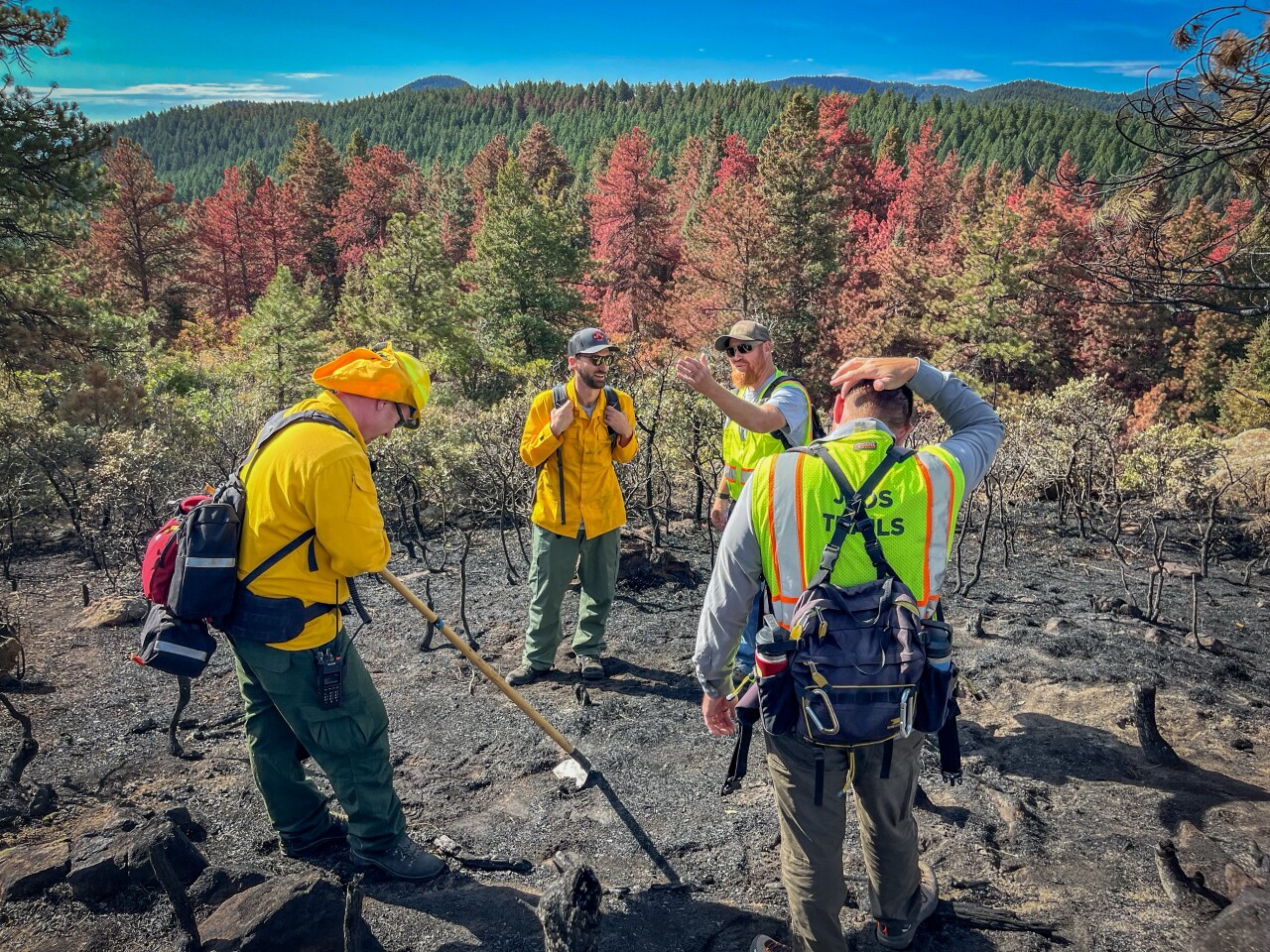 Quarry Fire trail work at Deer Creek Canyon Park