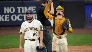 NLCS Dodgers Brewers Baseball