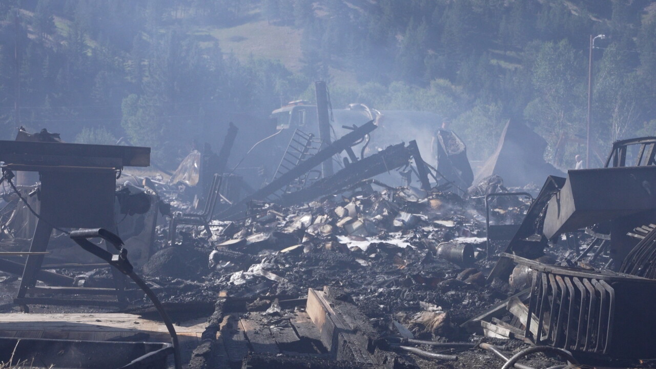 Fire debris