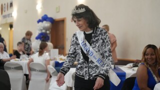 Dr. D'Anna smiling at her retirement party