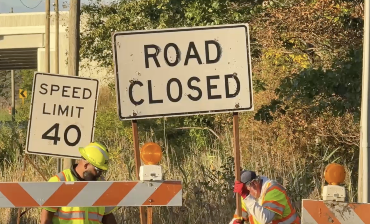 Closures went into effect Friday evening