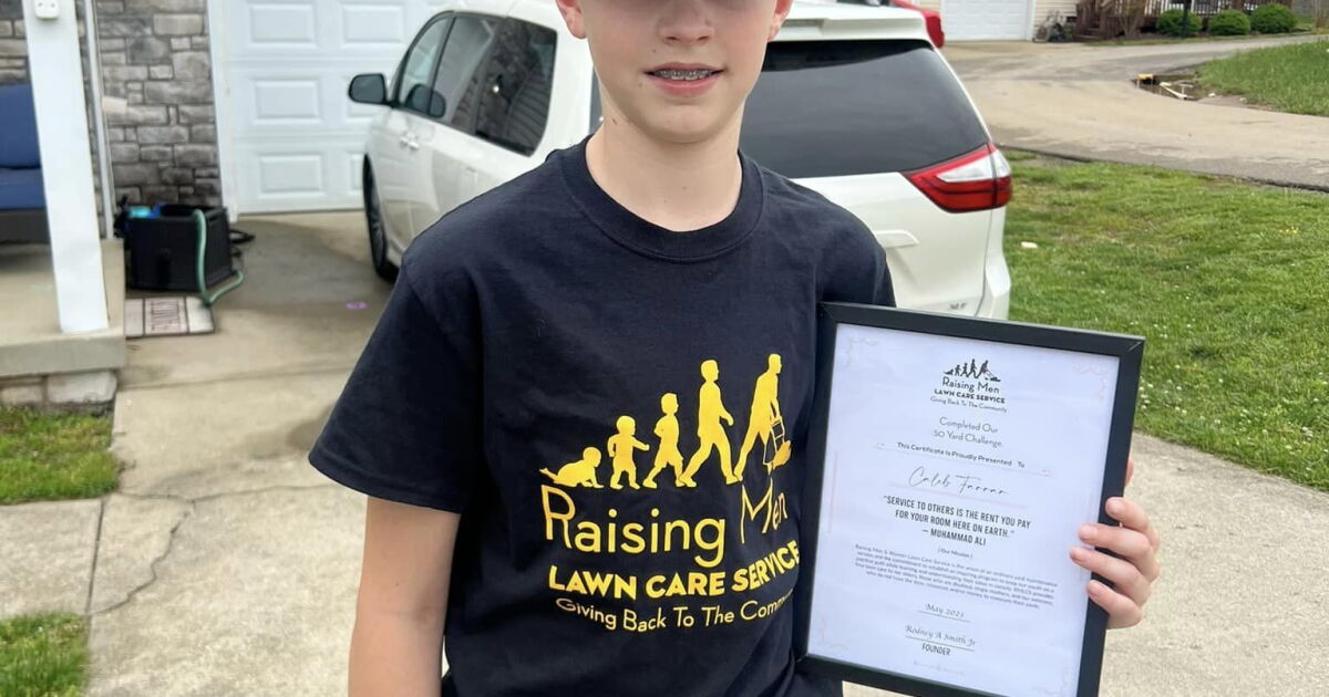 Kentucky teen completes challenge to mow 50 lawns for free - Vimarsana News