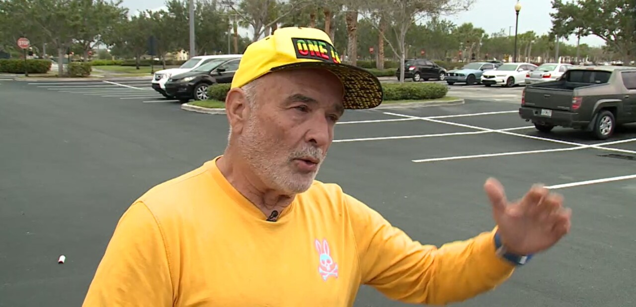 Independent voter Jorge Pascual isn't sure whether he would vote for Trump or DeSantis.