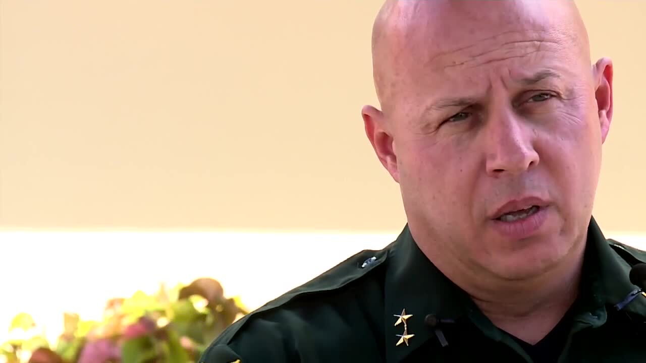 Chief Deputy John Budensiek believes whoever damaged a headstone Tuesday also vandalized the All Saints' Episcopal Church in Jensen Beach last week. Oct. 18, 2023