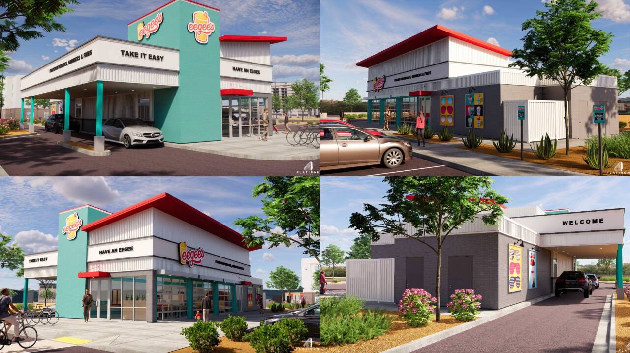 Renderings of Eegee's first West Valley location.