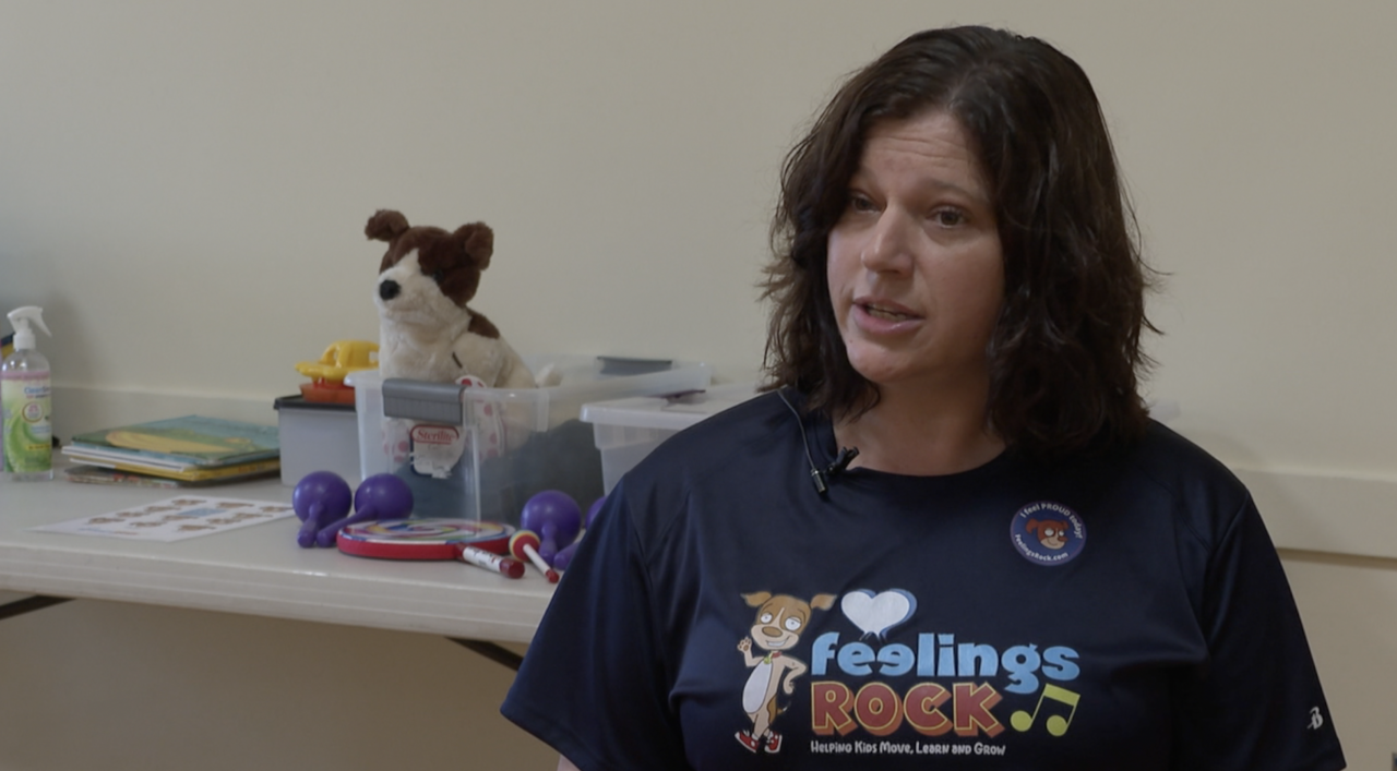 Feelings Rock founder Katie Webster says the program helps kids deal with emotions healthily