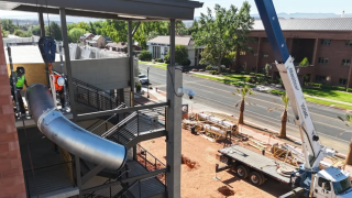 Skip the stairs! St. George introduces slide to city hall parking garage