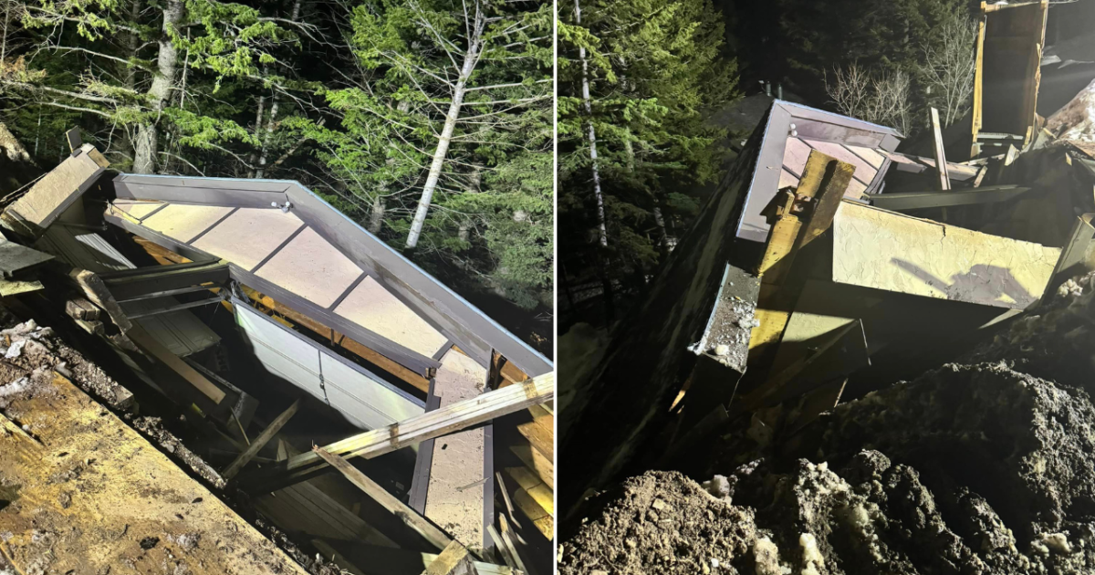 Garage slides down Summit Park hill; no injuries reported - Vimarsana News