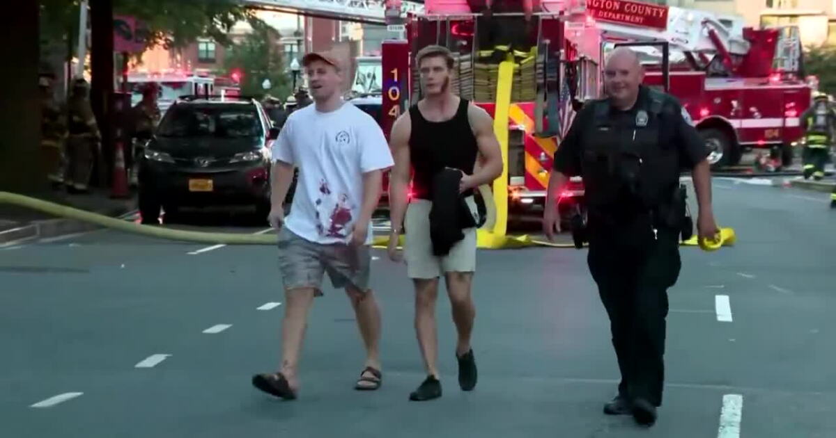 Police: Over a dozen injured when car crashes into Virginia pub