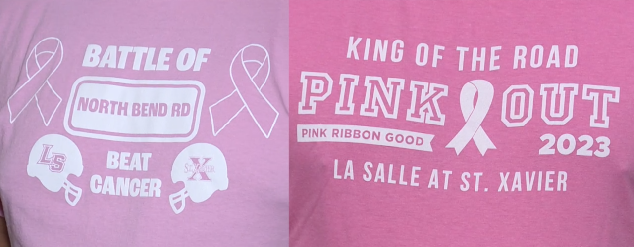 St. X Lasalle Football Breast Cancer Awareness Month