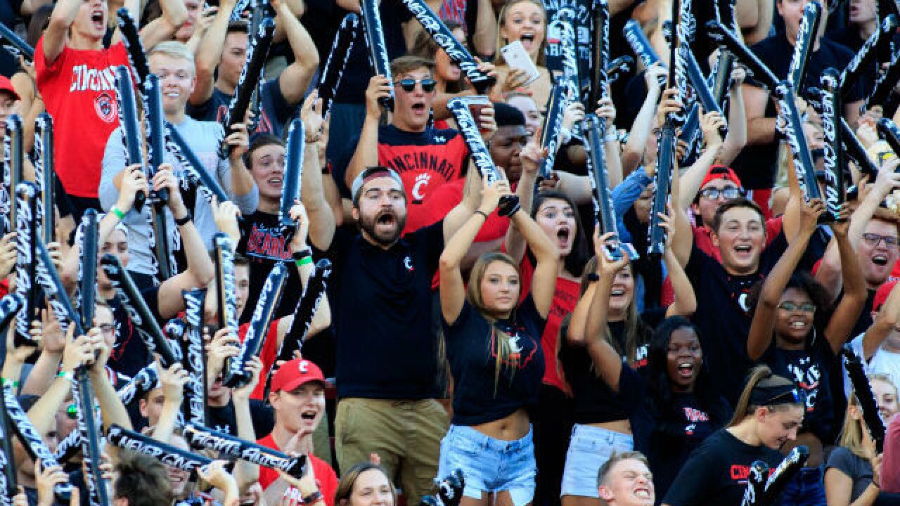 Which College Football Team Has The Happiest Fans In The Land Cincinnati Bearcats That S Who