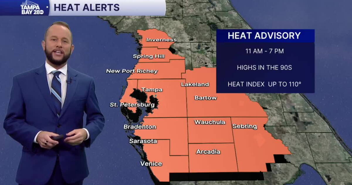 Forecast: Another heat advisory with record highs possible today
