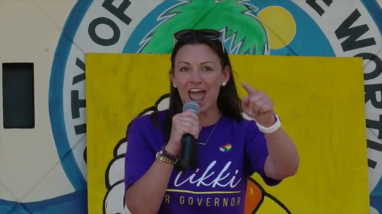 Nikki Fried at Palm Beach Pride parade: 'We have to say gay'