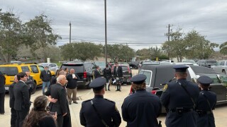 Julian Galloway's funeral 